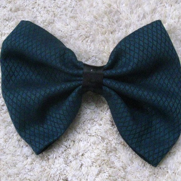 Vintage 80s Big Hair Bows Bundle of 6 Hair Accessories - Picture 4 of 8